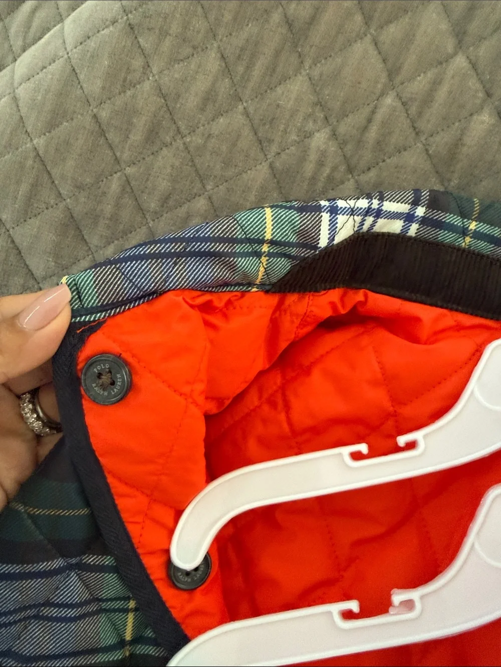 Polo Ralph Lauren 6t reversible jacket $155